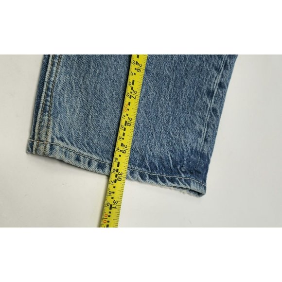 GRLFRND Mica Jeans 26 High Rise Waisted Button Fly High Expectations Blue Denim - Picture 11 of 14